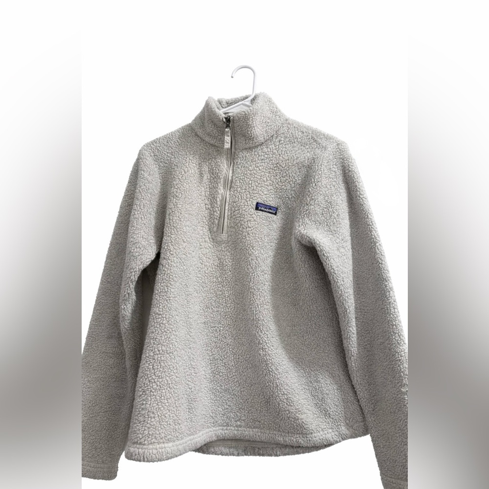 Patagonia White Sherpa Fleece Jacket